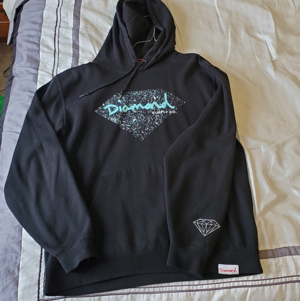 Mens Large Diamond hoodie